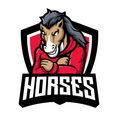 Hippest Horse Kapüşonlu Logo Tasarımı