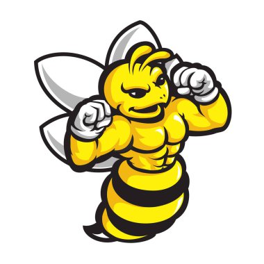 Kudretli Arı Çizgi Film Maskotu