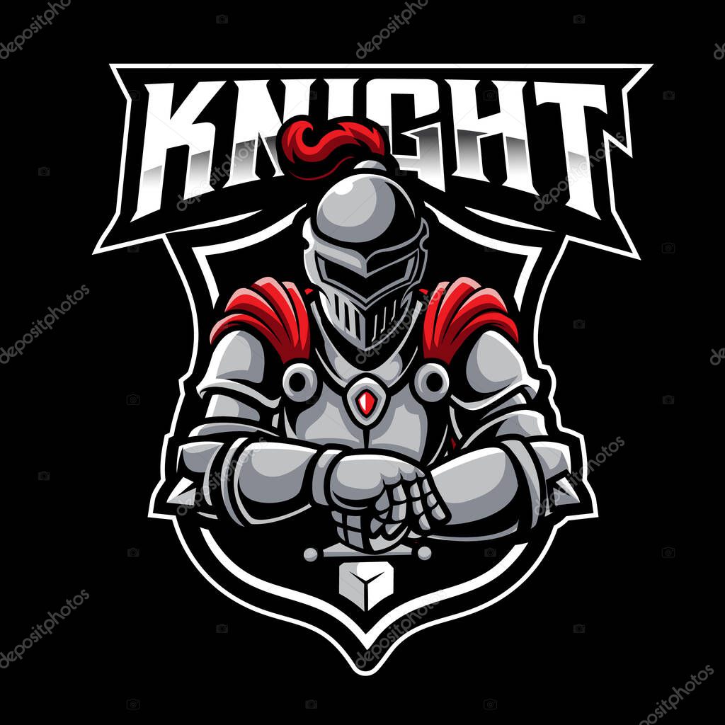 Professional Knights Armor Logo Design