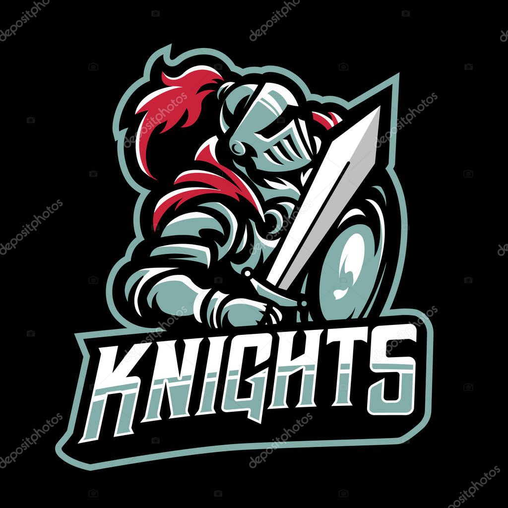 Knight's Armor Logo Vector Design