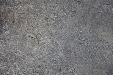 The rough, dark gray cement surface is difficult to describe, suitable as a background.