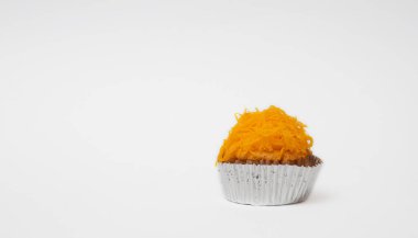 Foi Tanga Pastası 1 PC. Kopyalama alanı olan beyaz arkaplan.