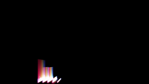 Modernes Minimalistisches Abstraktes Partikelhintergrund Bewegungsdesign — Stockvideo
