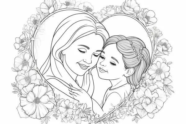 Mutlu anne ve kız