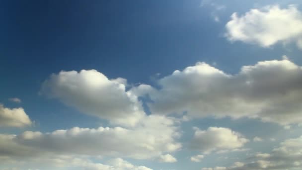 Mudanças Climáticas Dinâmicas Capturadas Longo Tempo Nuvens Movem Rapidamente Céu — Vídeo de Stock