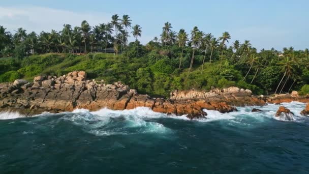 Pristine Oceaanscènes Met Natuurlijk Landschap Perfect Voor Reizen Natuur Eco — Stockvideo