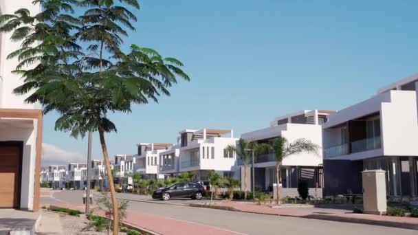 2021 Bogaz Norte Chipre Four Seasons Life Apartments Linha Moradias — Vídeo de Stock