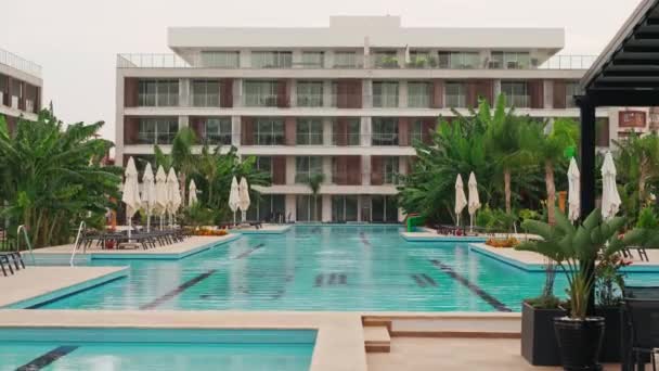 2021 Iskele Nordzypern Cortyard Long Beach Resort Luxus Resort Mit — Stockvideo