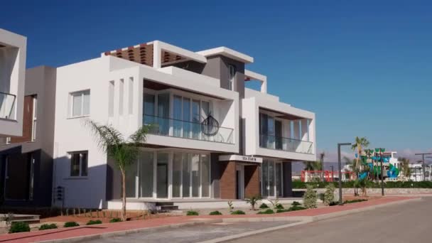 2021 Bogaz Severní Kypr Four Seasons Life Apartments Ocean View — Stock video