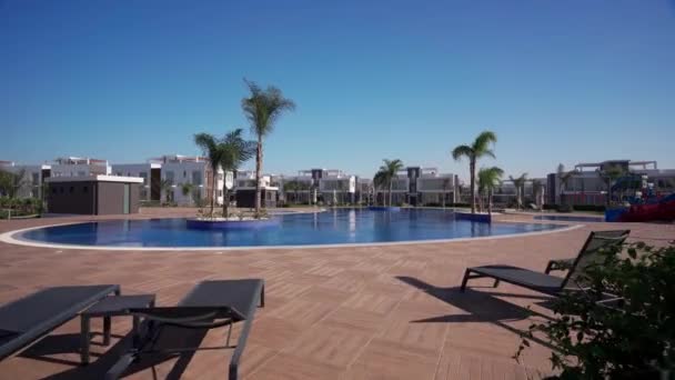 2021 Bogaz Severní Kypr Four Seasons Life Apartments Slunečný Den — Stock video