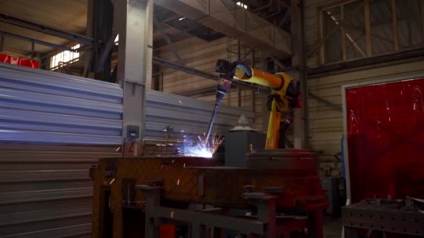 2021 Mariupol Ukrane Fabryka Magmy Automatyzacja Technologia Zwiększają Produkcję Przemysłowe — Wideo stockowe