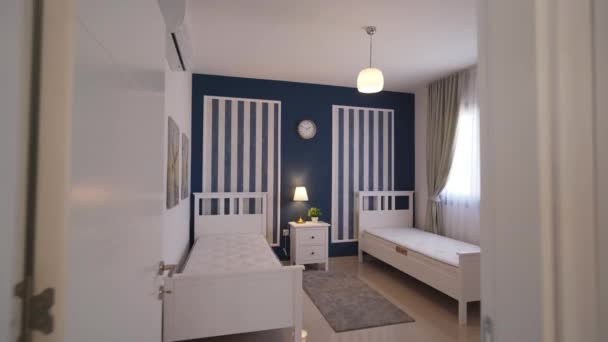 2021 Iskele Βόρεια Κύπρος Caesar Resort Σύγχρονο Επιπλωμένο Διαμέρισμα Δύο — Αρχείο Βίντεο