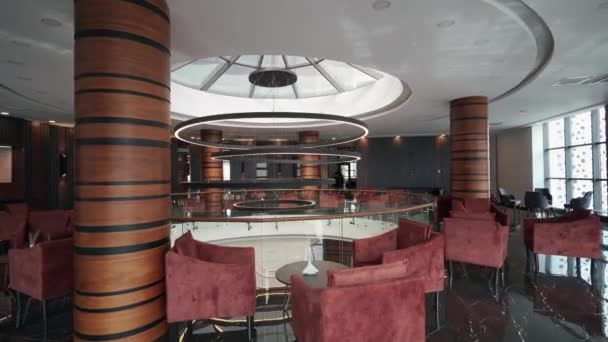 2022 Famagusta Północny Cypr Novel Centre Point Eleganckie Lobby Hotelowe — Wideo stockowe