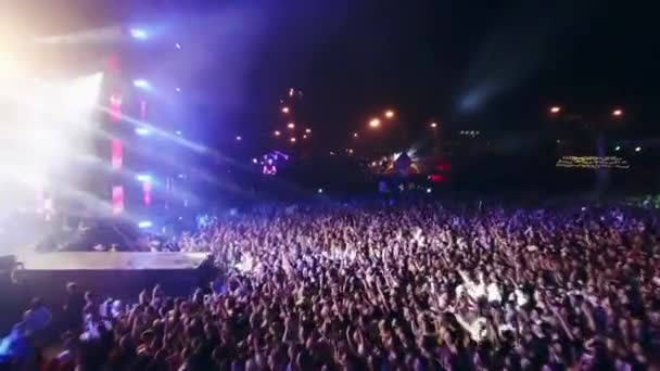 2021 Mariupol City Festival Ukraine Scène Lors Concert Plein Air — Video