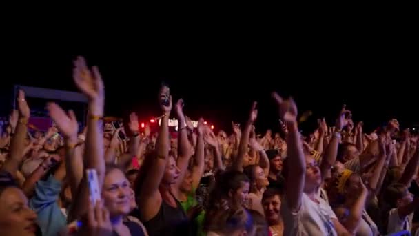 2021 Mariupol City Festival Ουκρανία Ενθουσιασμός Γεμίζει Τον Αέρα Καθώς — Αρχείο Βίντεο