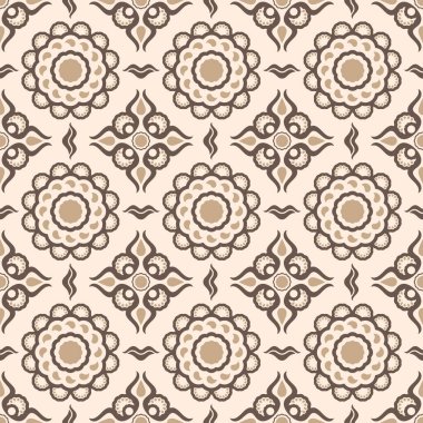 Osmanlı tarzında kusursuz Kraliyet Vektör Deseni. Kumaş baskıları, dokuma, örgü, ev dekorasyonu, moda tasarımı ve yatak desenleri için kullan