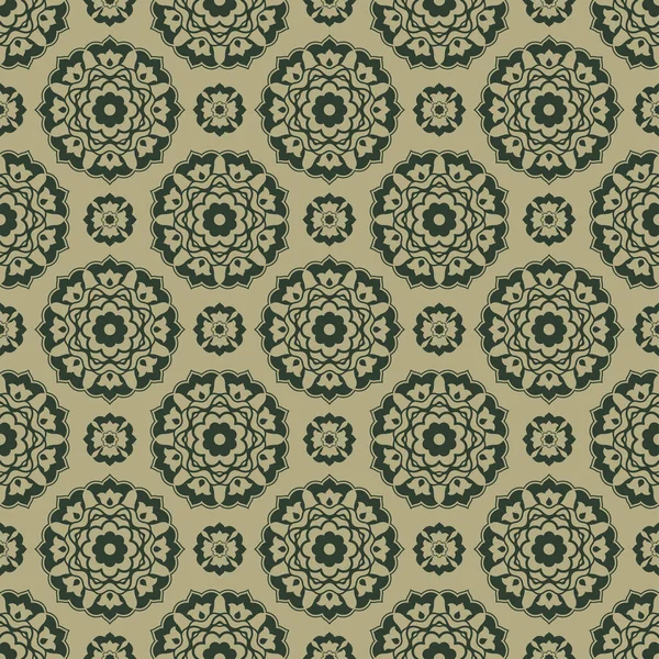 オスマン様式のカフタン様式で シームレスで豪華な装飾的なイスラムベクトルパターン ファッションデザイン ファブリックプリント 壁紙や家の装飾のための使用 — ストックベクタ