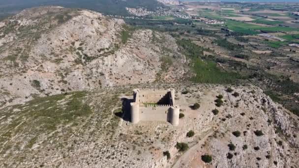 Torroella Montgri Ισπανία Μαρτίου 2024 Προβολή Κηφήνας Castell Del Montgri — Αρχείο Βίντεο