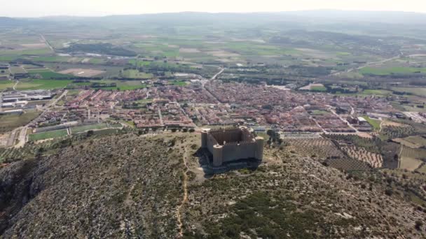 Torroella Montgri Espanha Março 2024 Castell Del Montgri Girona Vista — Vídeo de Stock