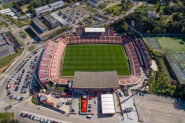 Girona, İspanya, 3 Nisan 2024. Girona FC Montilivi Stadyumu