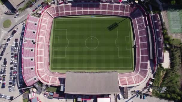 Girona Espanha Abril 2024 Estádio Girona Montilivi — Vídeo de Stock