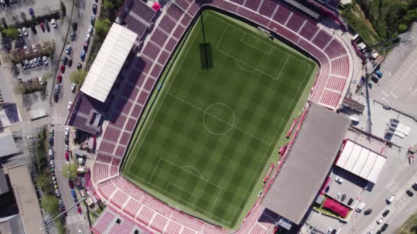 ジローナ スペイン 2024年4月3日 ジローナFcモンティリビア スタジアム — ストック動画