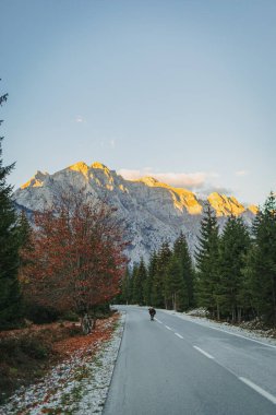 Beautiful nature valley landscape of alpine and alps in Valbone, Albania.