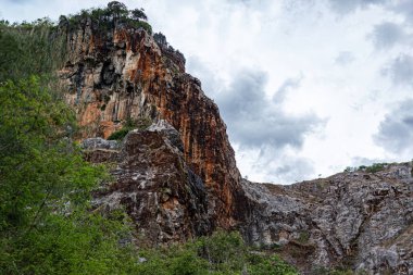 Khao Khuha Dağı ve Chumphon, Tayland kanyonu..
