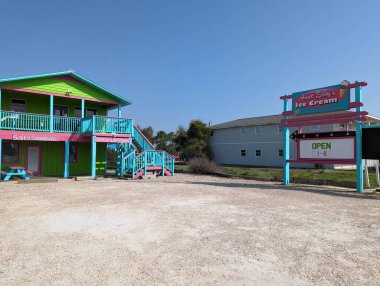 Ebby halanın dondurması St. George Adası Florida 'da çekildi..