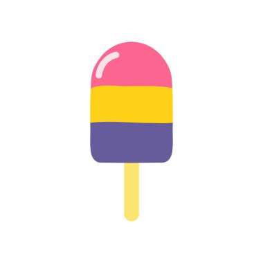 Dondurmalar lezzetli tatlı yaz dondurmaları dondurma külahları ve lolipop ikonu ağ, tasarım ve beyaz arkaplan üzerine baskı için izole edilmiş vektör çizimi