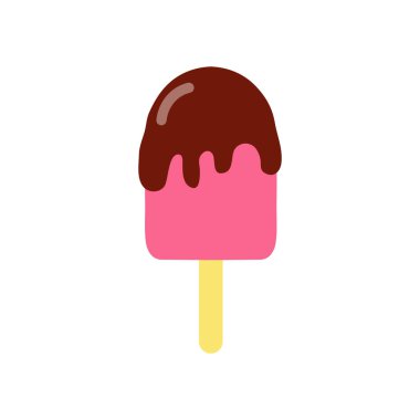 Dondurmalar lezzetli tatlı yaz dondurmaları dondurma külahları ve lolipop ikonu ağ, tasarım ve beyaz arkaplan üzerine baskı için izole edilmiş vektör çizimi