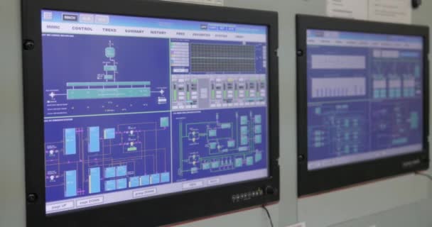 Monitor Engine Room Systems — Stock video