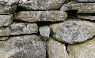 stne duvarındaki taşın farklı deseni