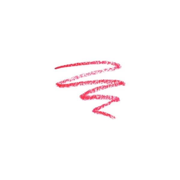 Червоні Текстуровані Олівці Губ Малювання Зразок Векторної Косметики Олівець Губ — стоковий вектор