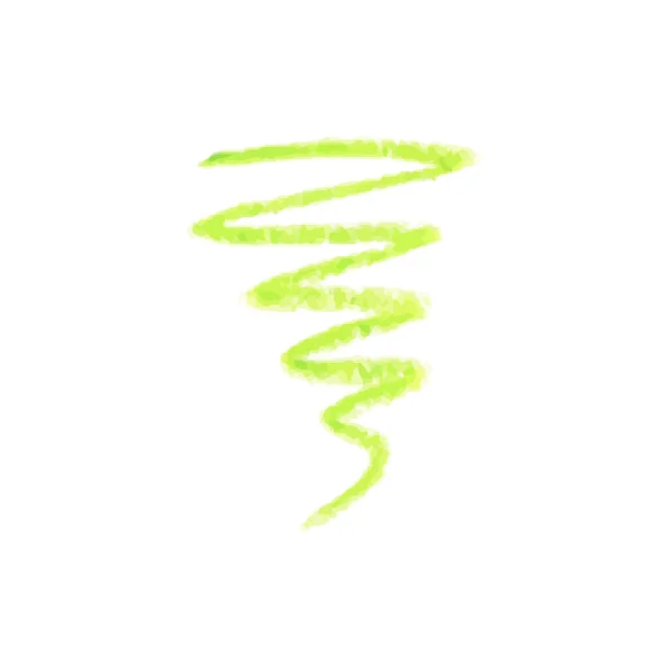 Struktura Tužky Křídy Různých Tvarech Set Natažená Ruka Zelená Žlutá — Stockový vektor