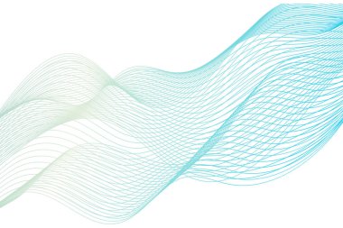 Özgeçmiş soyut çizgiler, duvak, mavi, vektör illüstrasyonu. Tasarım ögesi