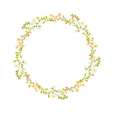 Zarif çiçekler ve mevsimlik kutlamalar için yeşillik içeren zarif bir çiçek tasarımı.