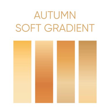 Minimalist dikey bar örnekleri yumuşak sonbahar tonlarında. Gradyan, ılık turuncu, bej ve kahverengi renklerle ayarlandı.