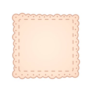 Yumuşak bej kare etiketli, dikişli kenarı ve istiridyeli kenarları var. Notlar, günlük ögeleri ya da hatıra defteri için mükemmel.