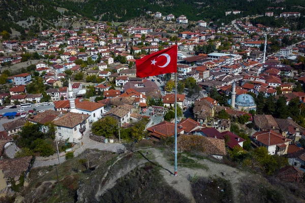 Satul Tarakli Sakarya Turcia Faimos Case Tradiționale Istorice Turcești — Fotografie, imagine de stoc