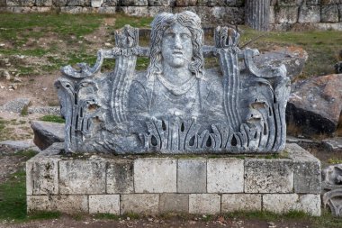 Kutahya, Türkiye, 15 Aralık 2022: Cavdarhisar 'ın antik kenti, 