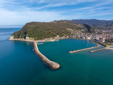 Kastamonu Province, Cide District offers a unique view with its large beach and greenery