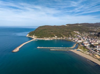 Kastamonu Province, Cide District offers a unique view with its large beach and greenery