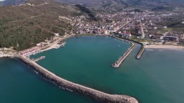 Kastamonu Province, Cide District offers a unique view with its large beach and greenery