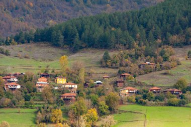 Kastamonu Eyaleti, Pnarba Bölgesi, eski evler ve köy manzarası