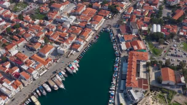 Foca Miasto Turcji Prowincji Izmir Wybrzeżu Morza Egejskiego — Wideo stockowe