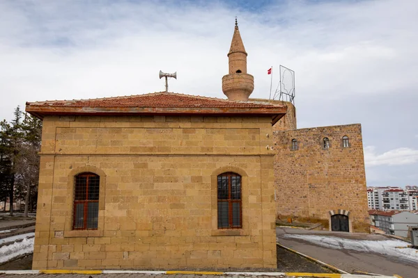 Rahmaniye Mosque Nigde Castle Nigde City Turkey — Stock Photo, Image