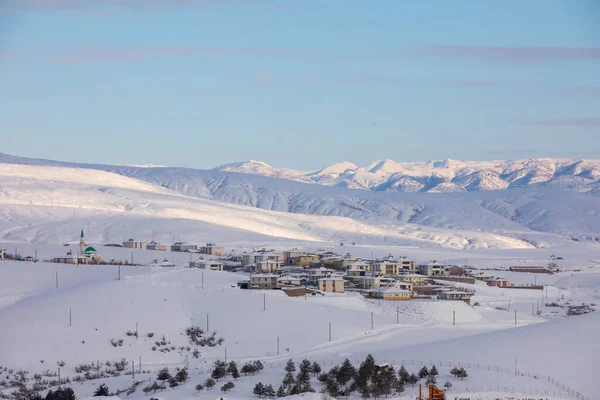 stock image Erzincan Province, li District with snowy landscapes