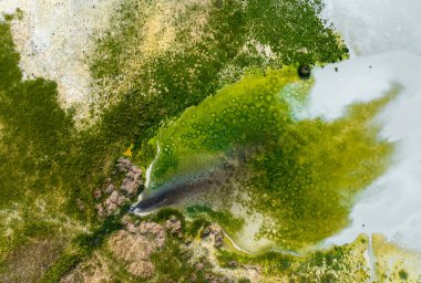 Yarisli Gölü ve Burdur, Türkiye 'de bir adacık