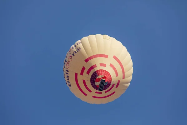 Denizli Türkiye Mayıs 2023 Pamukkale Güneş Doğarken Sıcak Hava Balonları — Stok fotoğraf